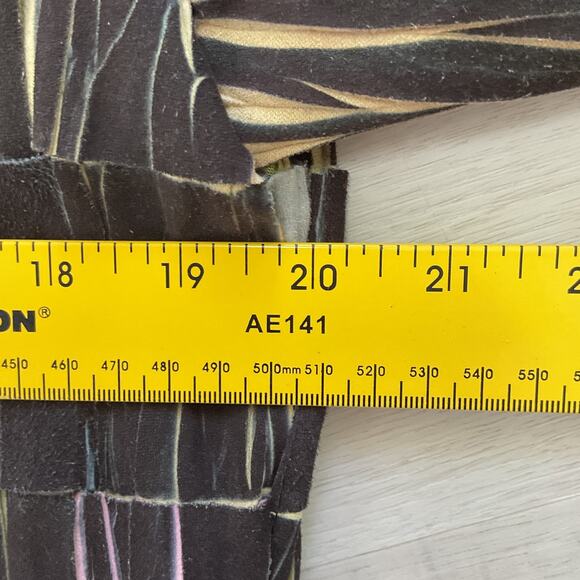 Fantazia Black Weave Button Up Jacket Boho Whimsical Womens M - Picture 10 of 11